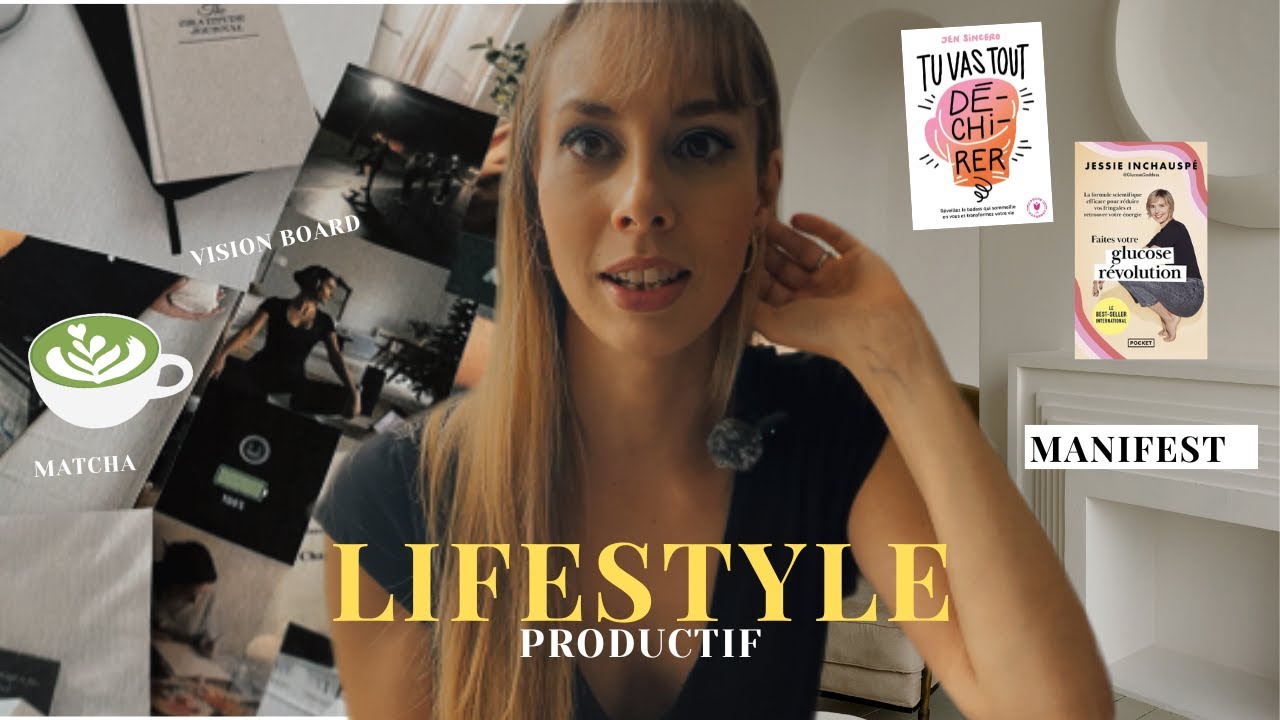 Lifestyle productif ✨ vision board, sport & healthy vibes