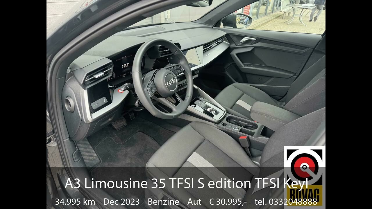 Audi A3 Limousine 35 TFSI S edition TFSI Keyless,Navi,ParkAssist 150PK