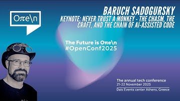 Keynote: Baruch Sadogursky - Never Trust a Monkey | #open_conf