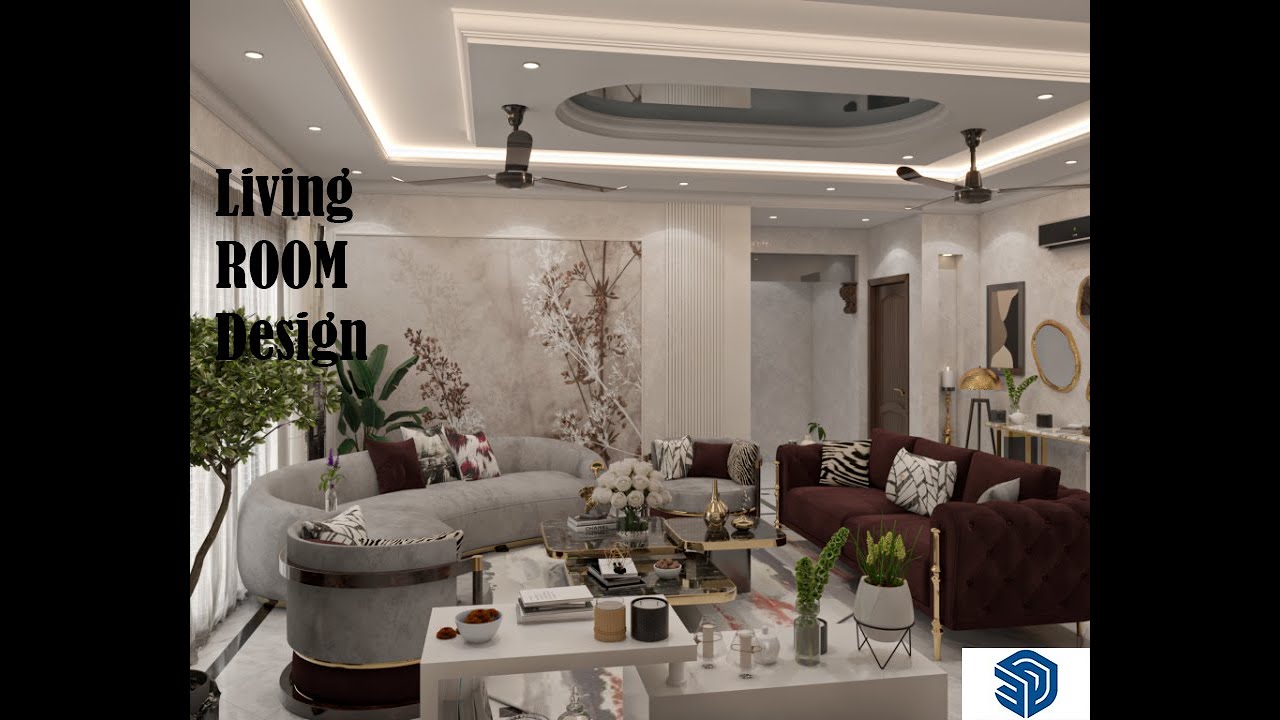 Sketchup interior design #1 How to make a modern living room design and render vray=7