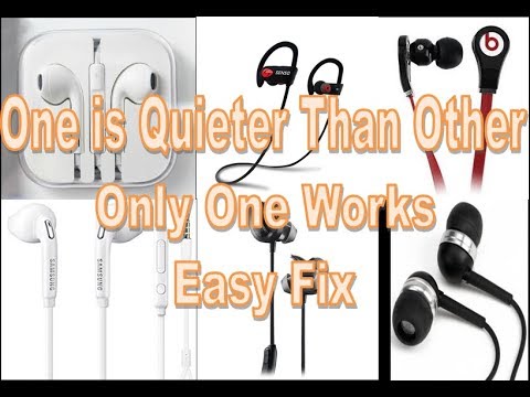 beats earbuds only one side works