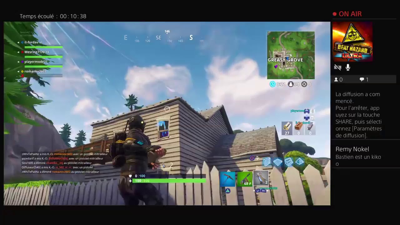 Fortnite avec le kikoo bastoos