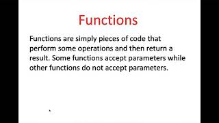Functions in MySql Part 1