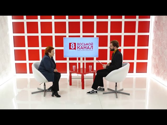 Интервью на 8 канале. Ирина Долгушина, Артур Лукава