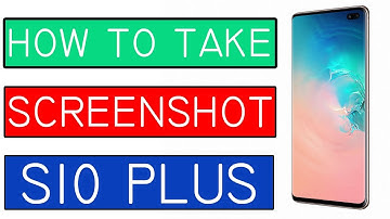 Samsung Galaxy S10 (Plus): How to take a screenshot?