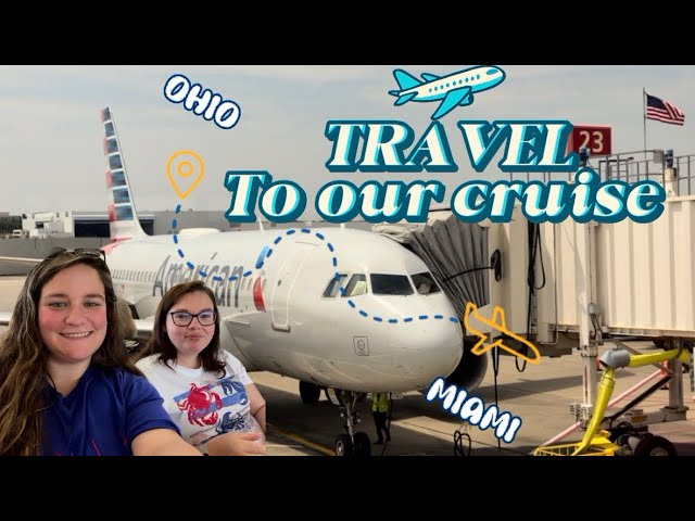 Besties traveling from Ohio to Miami for our first Cruise ✈️ 