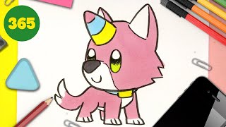 COME DISEGNARE CANE UNICORNO KAWAII