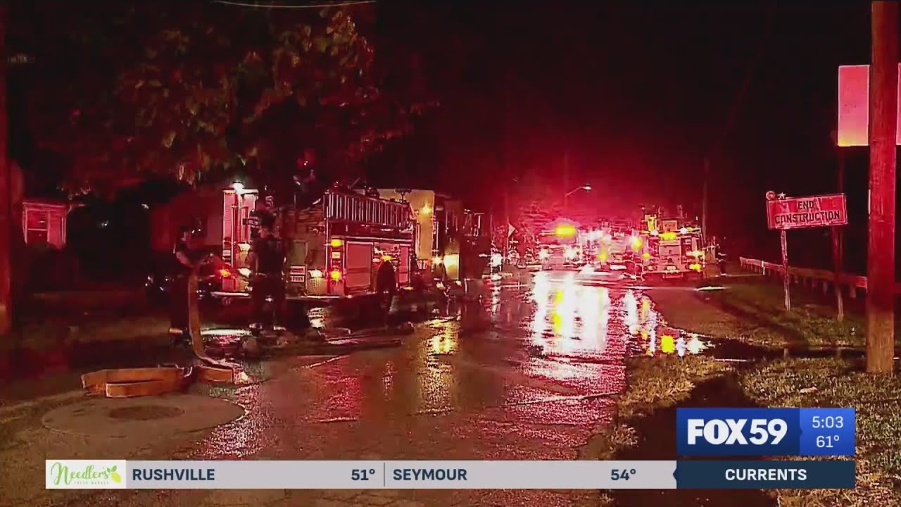 2 people displaced in house fire on near east side - YouTube