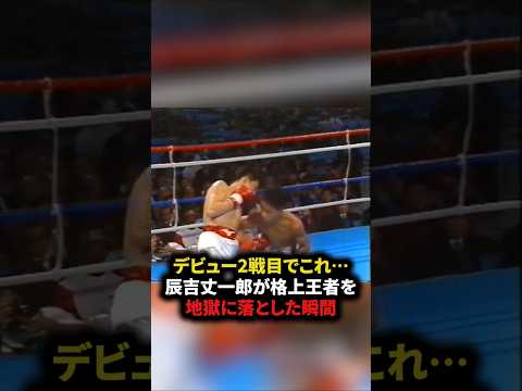 デビュー2戦目でこれ⋯辰吉丈一郎が格上王者を地獄に落とした瞬間　#格闘技#ボクシング thumbnail