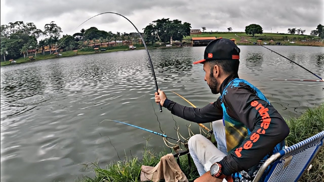 QUANDO ELES ENCOSTAM NA CEVA É UM ATRÁS DO OUTRO, Pescaria de tilápia na diária!!
