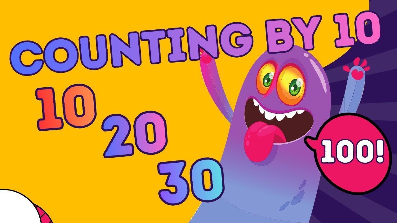 Skip Counting by 10s to 100! Catchy Kids Song + Fun Animation”