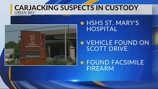 Suspects in custody after armed carjacking at Green Bay hospital