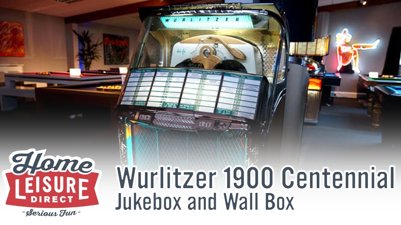 Wurlitzer 1900 Centennial Vinyl Jukebox (1956 - With Wurlitzer 5250 Wall Box)