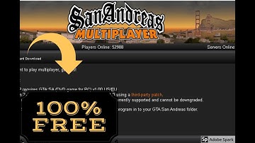 Download GTA San Andreas Multiplayer Download (100%working)