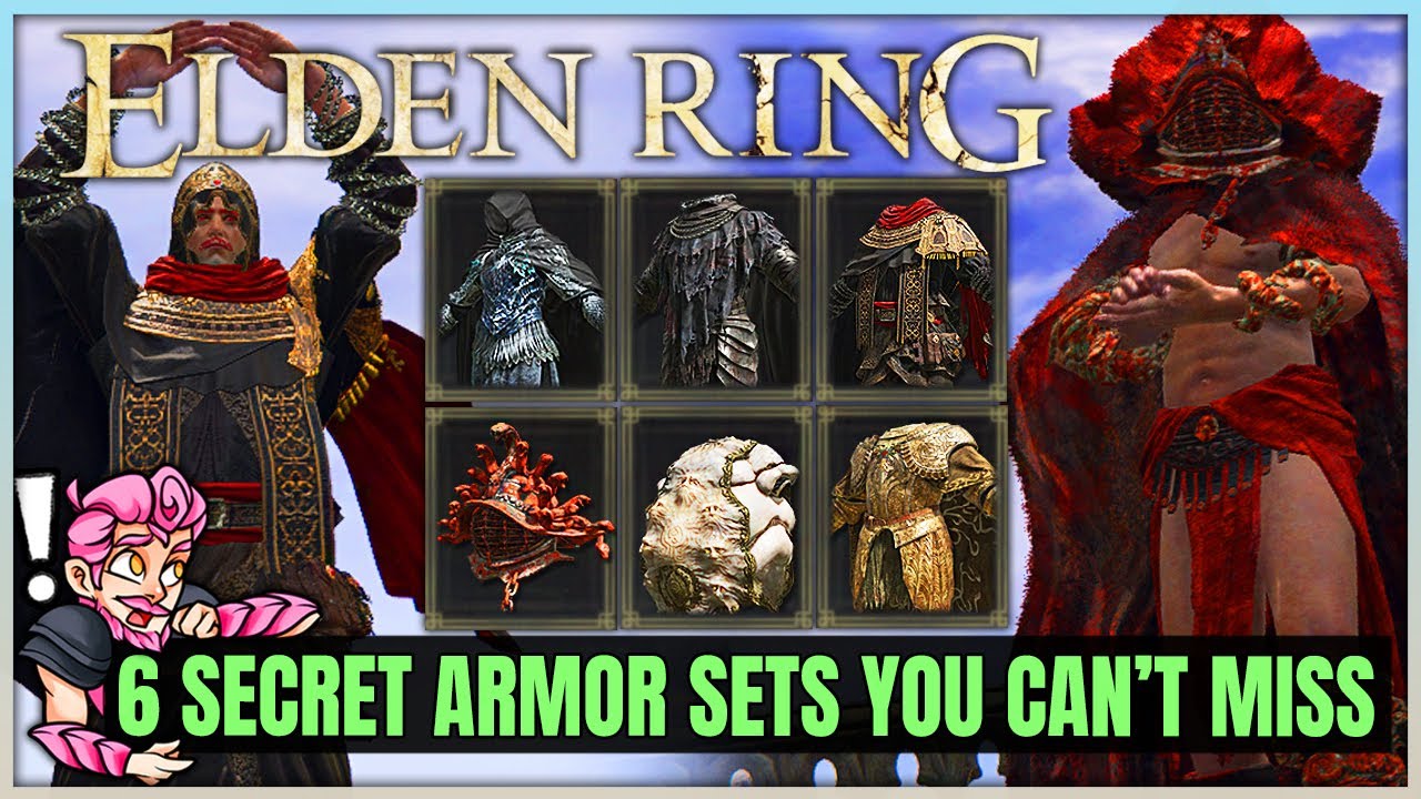 Elden Ring 6 INCREDIBLE Secret Armor Sets You Need to Get Best