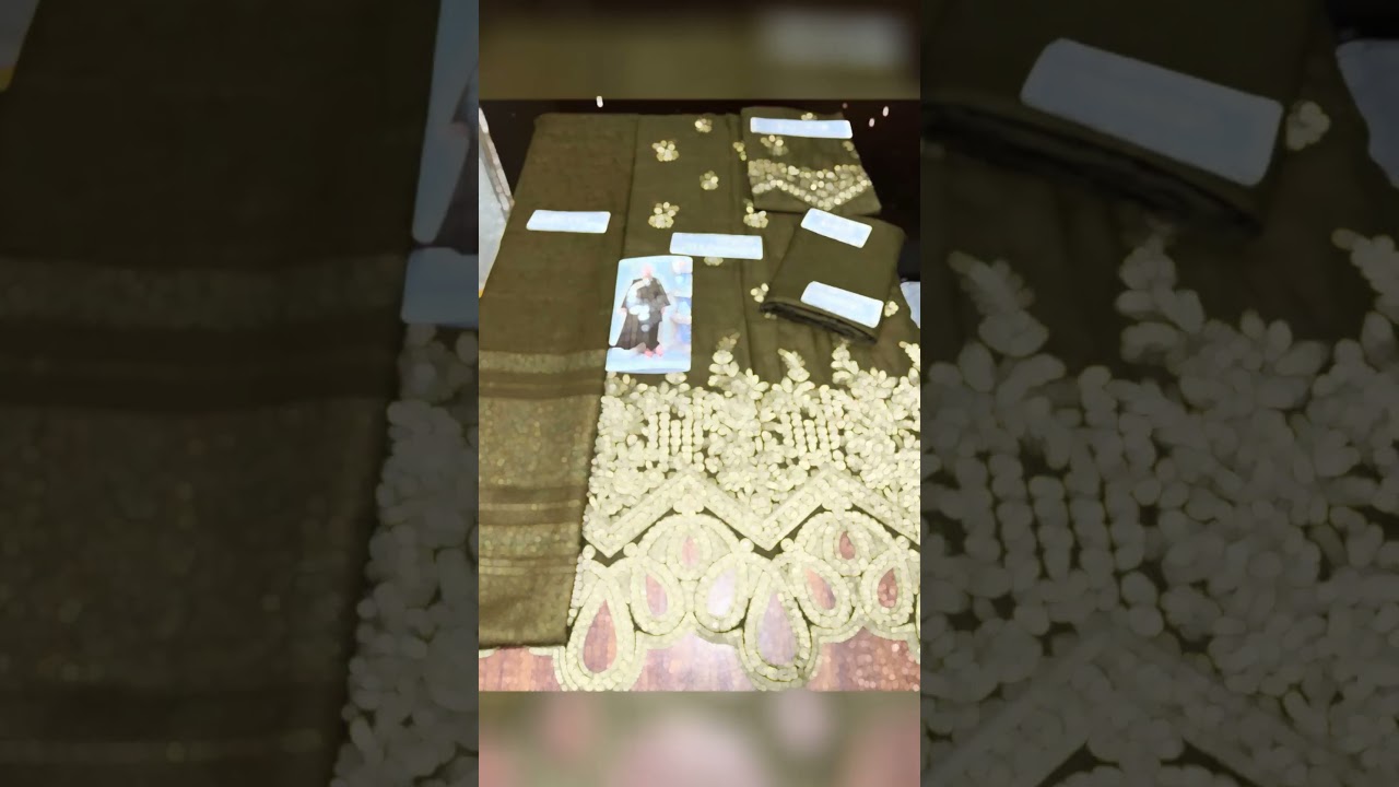 Luxury Embroidered Dress | Stylish Dhanak Collection | 