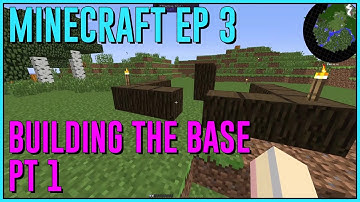 Building a Base! | Minecraft Tekkit Episode 3