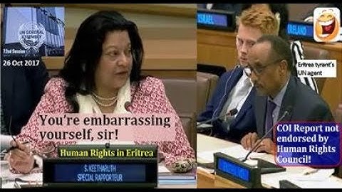 Damning Eritrea HR Rprt, the tyrant’s risible ‘COI Rprt not endorsed by HRC’ alert!
