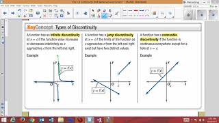 1-3 Example 1 Identify a Point of Continuity Net Worth