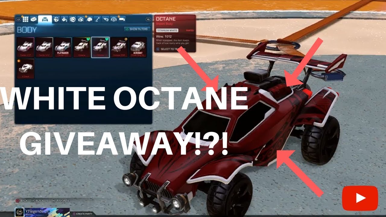 WHITE OCTANE GIVEAWAY!