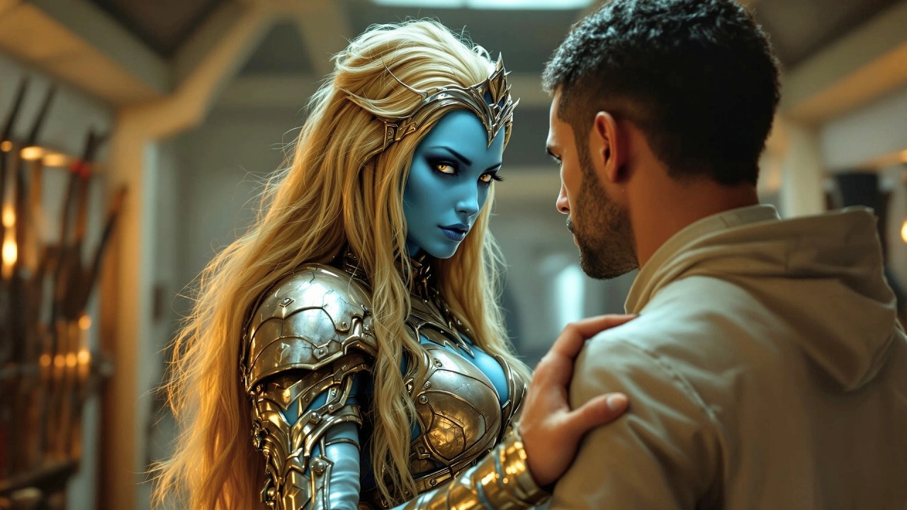 Пока я чинил её броню, Королева Чужих притянула меня к себе и велела не колебаться!