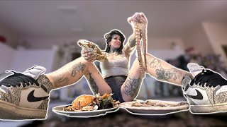 I Panicked at the Asian Market | Girl Eats Octopus Tentacles for the First Time