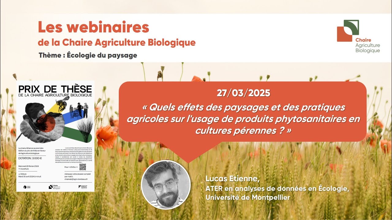Quels effets des paysages et des pratiques agricoles sur l'usage de produits phytosanitaires ?