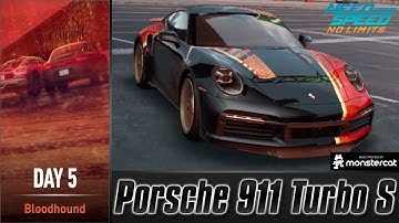 Need For Speed No Limits: Porsche 911 Turbo S | Uprising (Day 5  - Bloodhound)