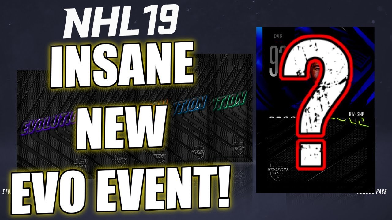 *EVO2* OPENING PACKS, NEW SETS & MORE! - INSANE NHL 19 EVENT