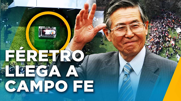 Cortejo fúnebre de Alberto Fujimori llega a Campo Fe en Huachipa: "Ya no se permite el ingreso"
