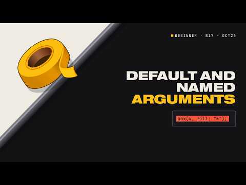 tape B17 · Default and named arguments · Oct26