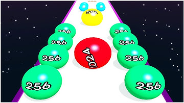 Faster Run 2048 - Ball Games 3D - Gameplay Walkthrough - Max Levels (Lvl 26- 45) IPAD/IOS