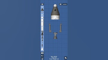 very simple rocket 👍 #spaceflightsimulator #nodlc #sfs