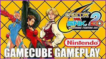 Capcom VS. SNK 2 EO - Gamecube - Gameplay - King - Vice - Cammy