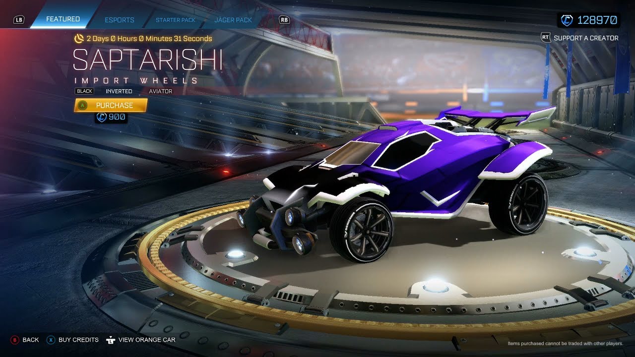 ROCKET LEAGUE ITEM SHOP - *NEW* INVERTED BLACK SAPTARISHI IMPORT ...