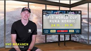 Fischer Nordic l Ruka FIS World Cup Stage Intro Iivo Niskanen 23l24