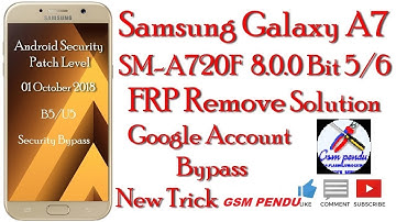 A720F.A720FD U5 8.0 Reset Frp Without Flashing Without any box A720F.A720FD U5 8.0 گوگل اکاؤنٹ کو ہٹ