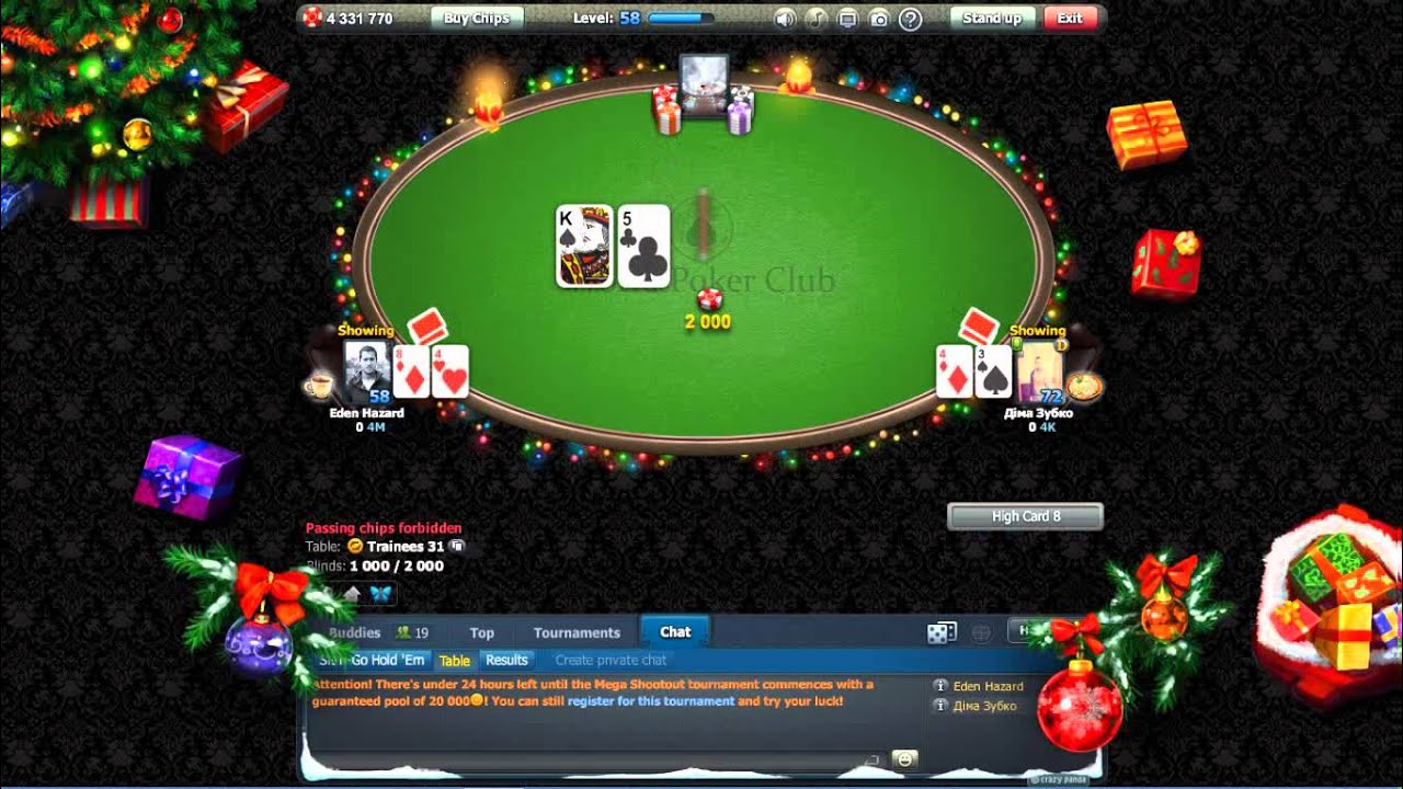 Flip N Go World Poker Club Eden Hazard win 2000 chips