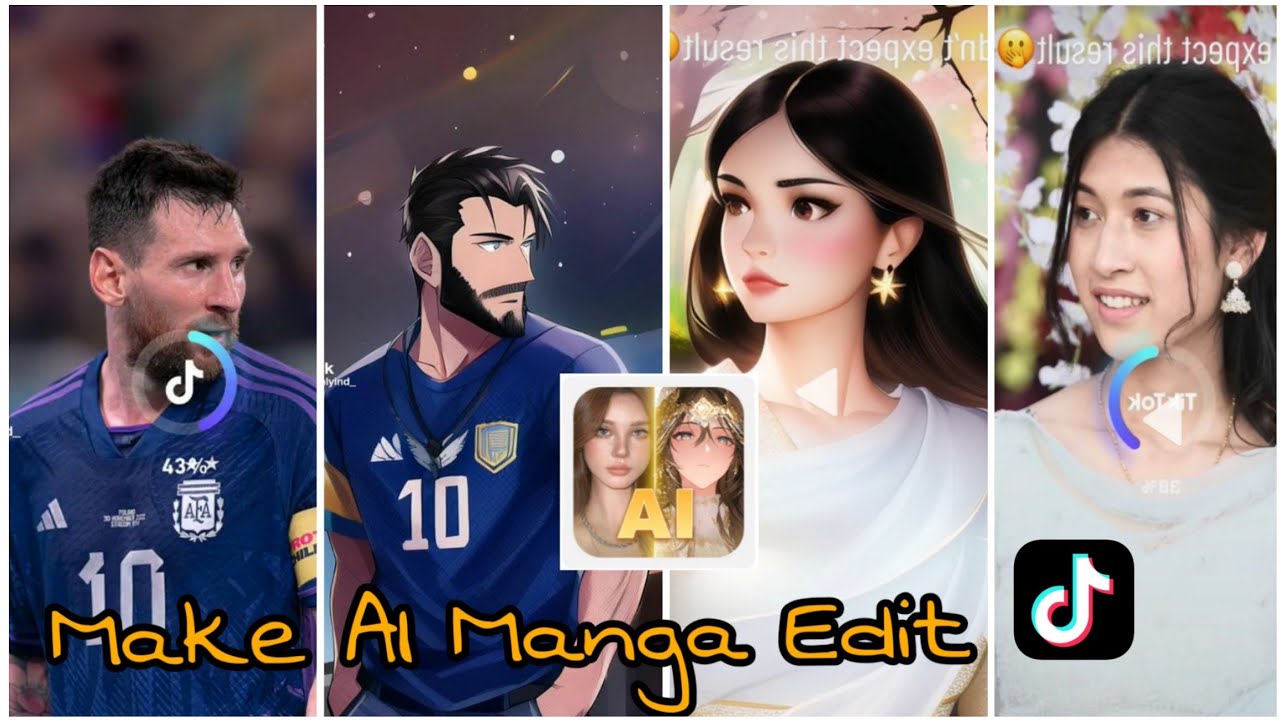 How to make AI Manga effect Generated video in Tiktok🌸Tiktok New Trend ...
