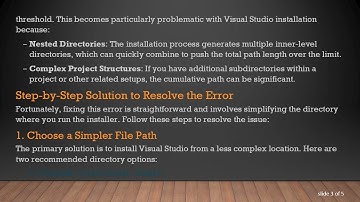 How to Fix Visual Studio 2019 Installer Error: The Source Layout Directory is Too Long