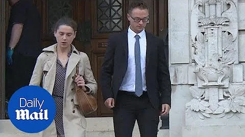 Matthew Scully-Hicks leaves Crown Court during bab...