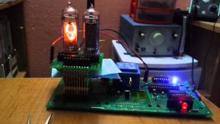 Nixie tube clock test