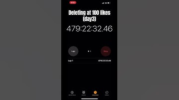 Deleting timer once I hit 100 likes on this video