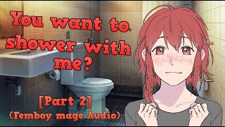 (ASMR) Shower with your new femboy (MxF) [Part 2]