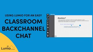 Using Lumio for an Easy Classroom Backchannel Chat screenshot 5