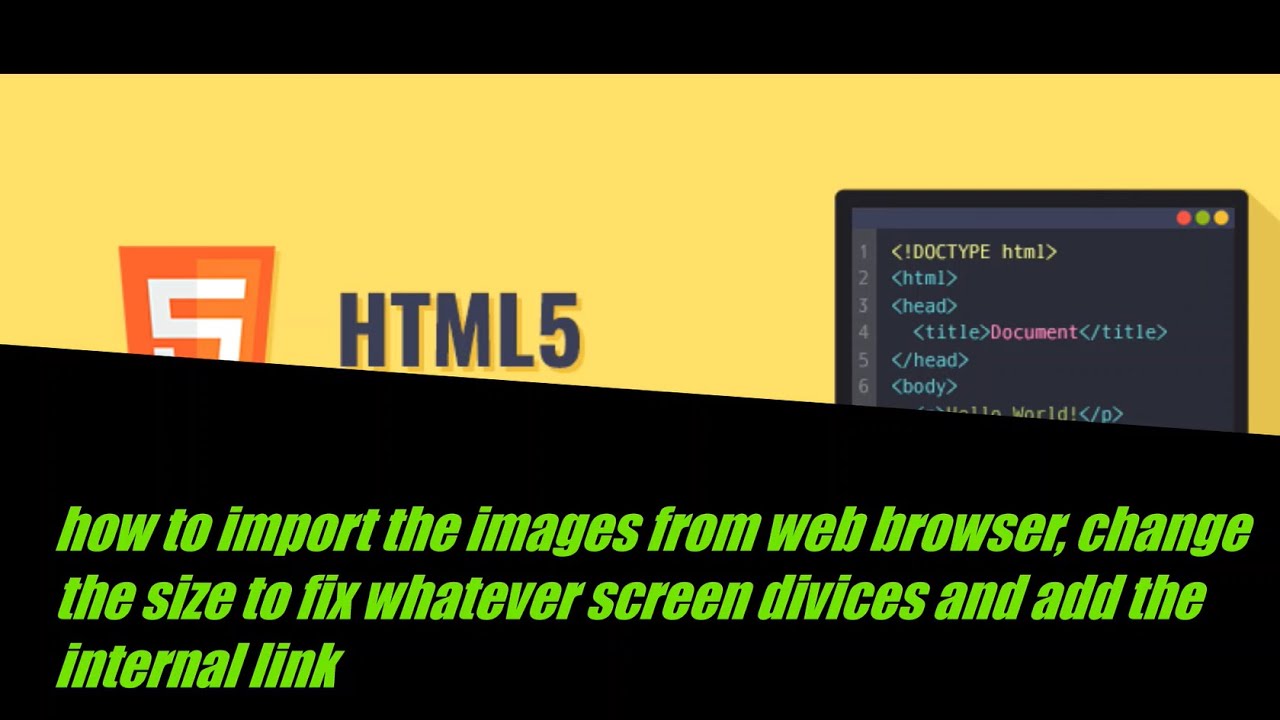 import image, change the image's size according to screen size, create ...