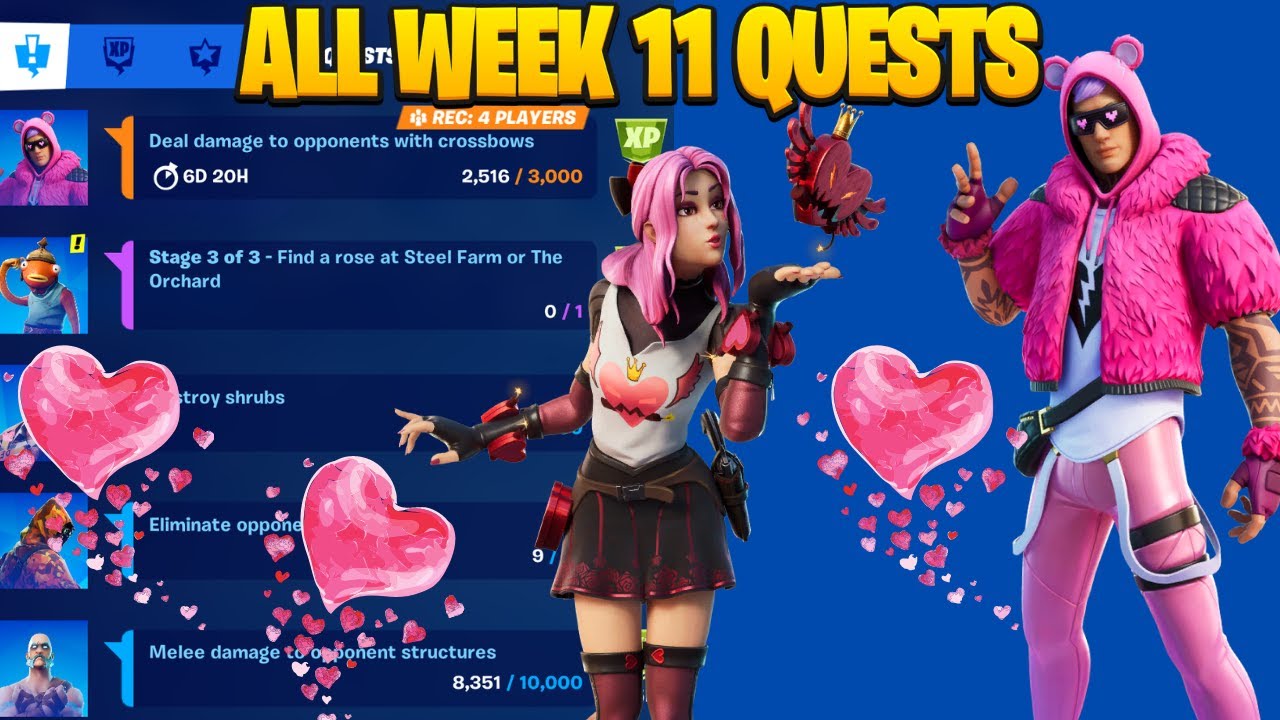 *ALL* WEEK 11 EPIC AND LEGENDARY QUESTS | Fortnite Chapter 2 Season 5