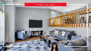 Closed 29 MARC DRIVE HOWELL NJ
