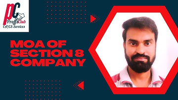 Section 8 company ka MOA of Section 8 Company NGO! which types of object in MOA of section 8 Company