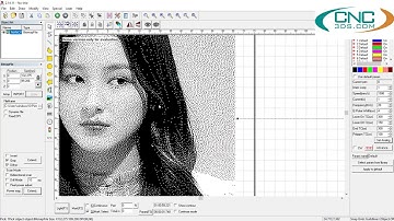 CNC3DS - Hướng dẫn khắc file Bitmap - ảnh chân dung bằng máy khắc Laser Fiber trên Ezcad2 - Phần 7